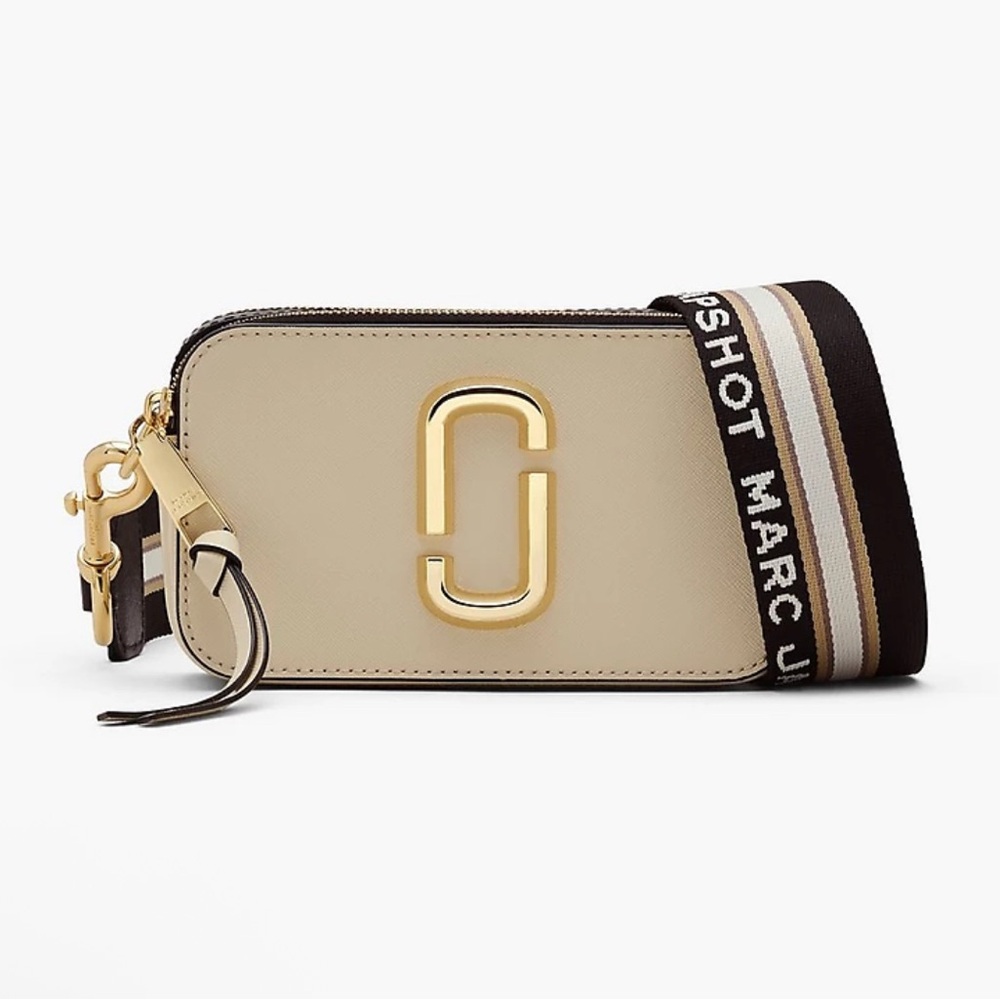 HOST PICK Marc Jacobs Tan Crossbody Bag w/Gold Details & Guitar Adjustable Strap